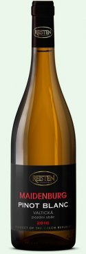 Fľaša vína Pinot blanc (Maidenburg) 2016, pozdný sber (polosuché)