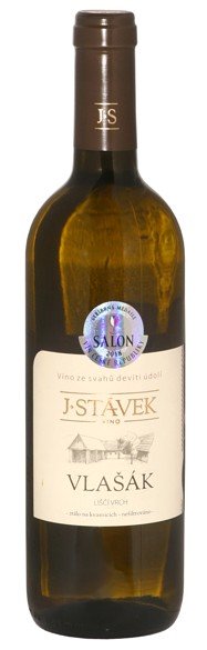 Fľaša vína Vlašák 2015, pozdný sber (suché)
