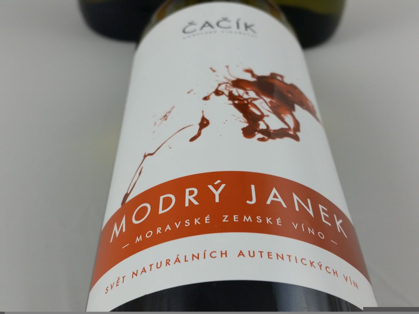 Fľaša vína Modrý Janek 2016, zemské víno (suché)