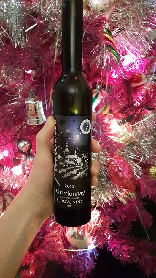 Fľaša vína Chardonnay 2015, ľadové víno (sladké)