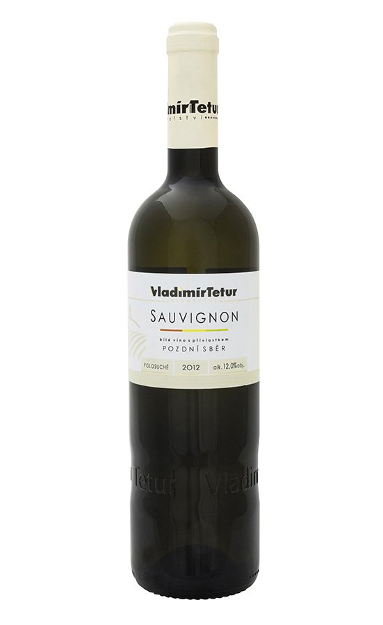 Fľaša vína Sauvignon 2012, pozdný sber (polosuché)