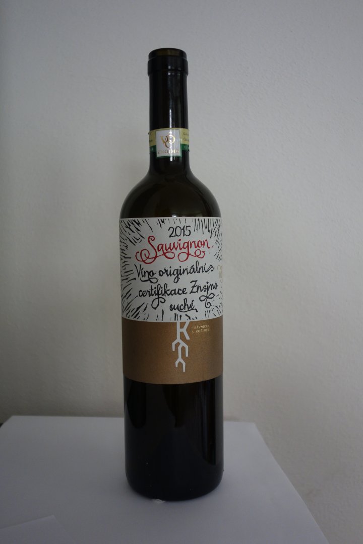 Fľaša vína Sauvignon 2015, voc (suché)