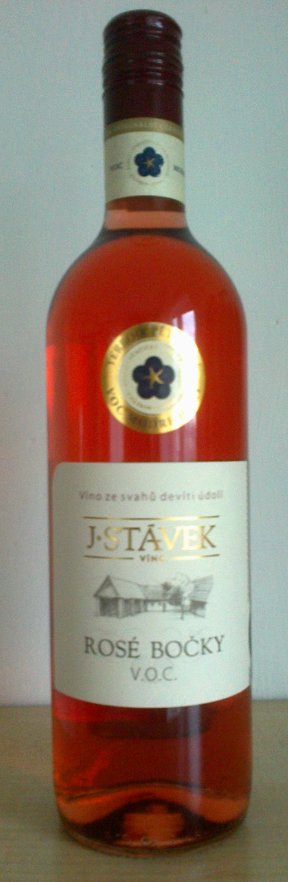 Fľaša vína Rosé Bočky 2015, voc (suché)
