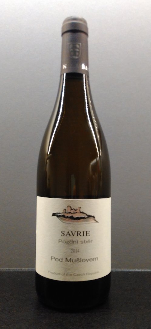 Fľaša vína Savrie 2014, pozdný sber (suché)