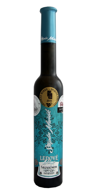 Fľaša vína Sauvignon barrique 2013, ľadové víno (sladké)