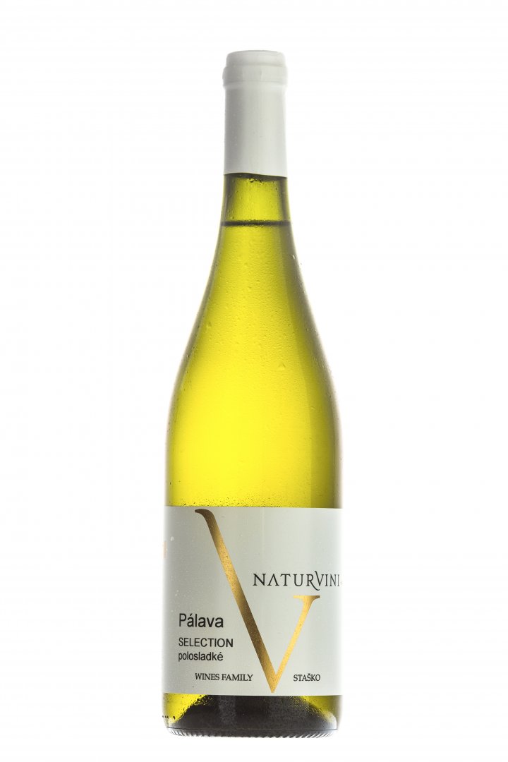 Fľaša vína Pálava (Selection) 2015, pozdný sber (polosladké)