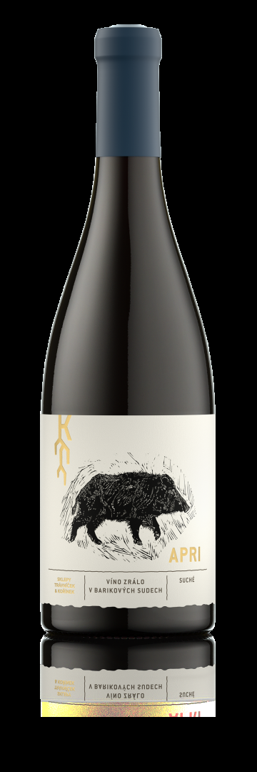 Fľaša vína APRI Chardonnay 2013, zemské víno (suché)