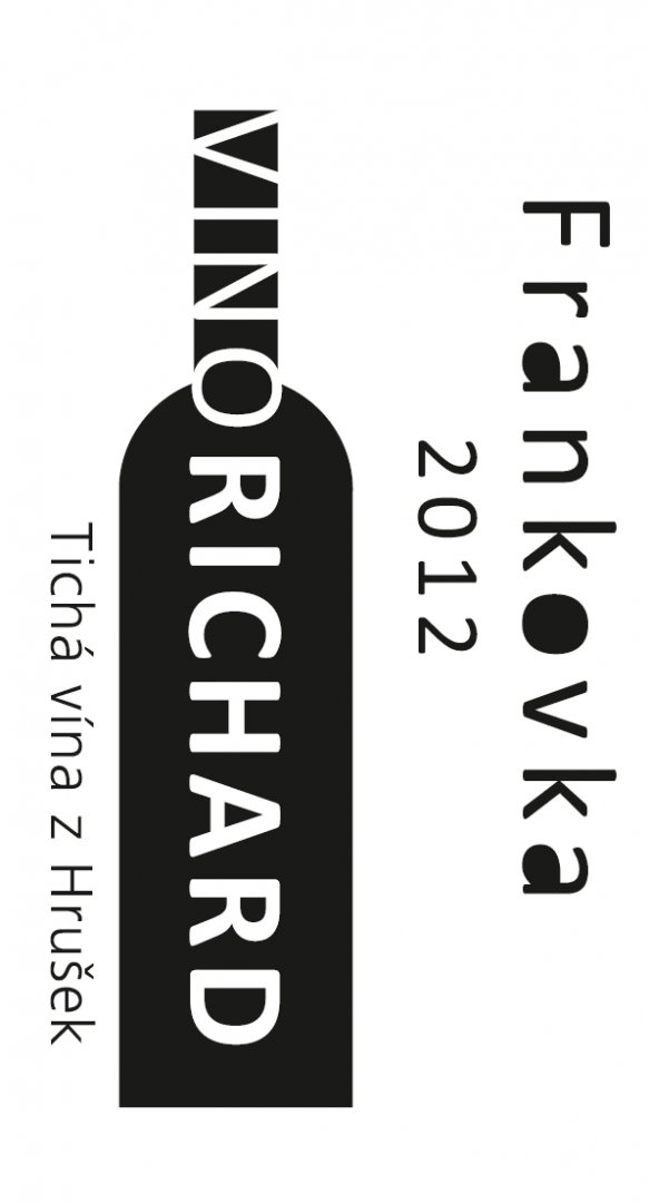 Fľaša vína Frankovka 2012, pozdný sber (suché)
