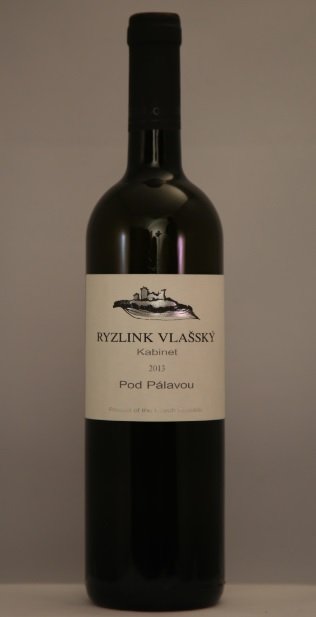 Fľaša vína Ryzlink vlašský 2013, kabinetné víno (suché)