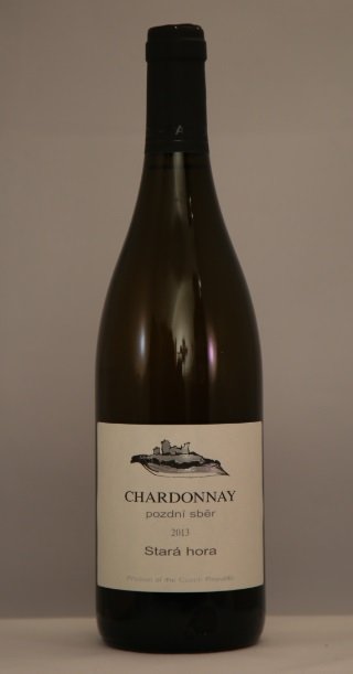 Fľaša vína Chardonnay 2013, pozdný sber (suché)