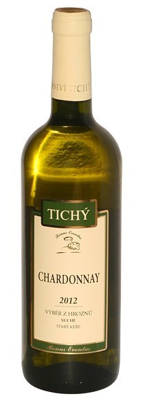 Fľaša vína Chardonnay (staré keře) 2012, výber z hrozna (suché)