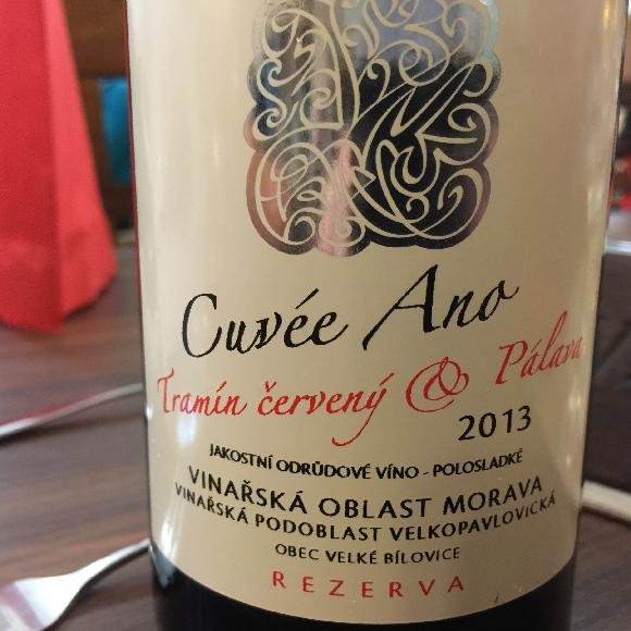 Fľaša vína Cuvée "ANO" 2011, výber z hrozna (sladké)