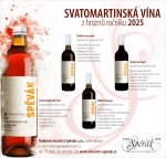 Svatomartinské Modrý portugal 2025, moravské zemské víno