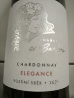 Chardonnay 2021, pozdný sber (suché), Vinařství sv. Barbora