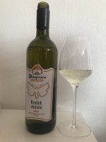 Ryzlink vlašský 2020, zemské víno (suché), Sklepnice