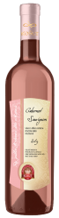 Cabernet Sauvignon rosé 2019, pozdný sber (polosuché), Rodinné vinařství Košut