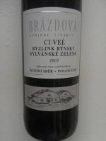 Cuvée ryzlink rýnský - sylvánské zelené 2007 Cuvée ryzlink rýnský - sylvánské zelené 2007
