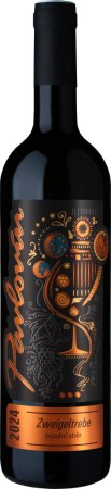 Fľaša vína Zweigeltrebe 2024, pozdný sber (suché)