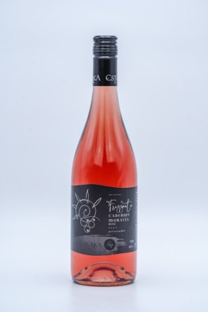 Fľaša vína Cabernet Moravia rosé frizzanté 2024, moravské zemské víno (polosladké)