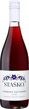 Fľaša vína Cabernet Sauvignon 2022, moravské zemské víno (suché)