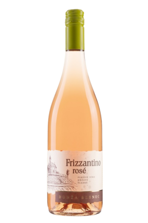 Fľaša vína Frizzantino rosé (Bžunda) 2024, moravské zemské víno - perlivé (sladké)