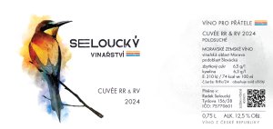 Fľaša vína Cuvée Rýňák&Vlašák 2024, moravské zemské víno (polosuché)