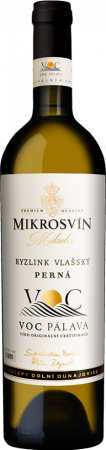 Fľaša vína Ryzlink vlašský (VOC Pálava) 2023, voc (suché)