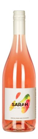 Fľaša vína SARAH - frizzante rosé 2022, moravské zemské víno - perlivé (polosladké)