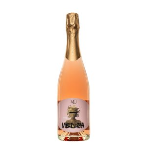 Fľaša vína Charmat Medusa rosé, šumivé víno stanovenej oblasti (sekt. s.o.) (demi-sec)