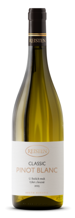 Fľaša vína Pinot Blanc 2023, výber z hrozna (suché)
