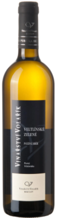 Fľaša vína Veltlínské zelené 2023, bobuľový výber (sladké)