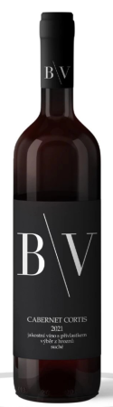 Fľaša vína Cabernet cortis 2021, výber z hrozna (suché)