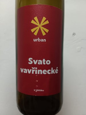 Fľaša vína Svatovavřinecké 2021, moravské zemské víno (suché)