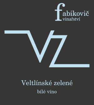 Fľaša vína Veltlínské zelené 2023, moravské zemské víno (suché)