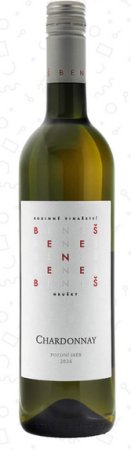 Fľaša vína Chardonnay 2024, pozdný sber (suché)