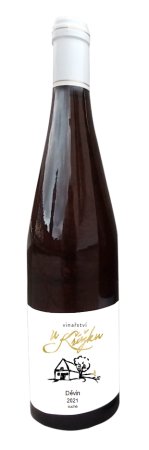 Fľaša vína Děvín 2023, moravské zemské víno (suché)