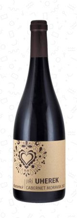 Fľaša vína Cabernet Moravia 2023, výber z hrozna (suché)