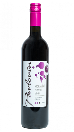 Fľaša vína Cabernet Cortis 2023, moravské zemské víno (suché)