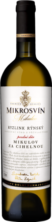 Fľaša vína Ryzlink rýnský (Za cihelnou) 2023, pozdný sber (suché)