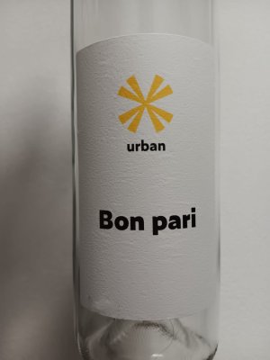 Fľaša vína Bon pari 2022, moravské zemské víno (suché)