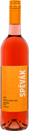 Fľaša vína Zweigeltrebe rosé 2024, pozdný sber (suché)