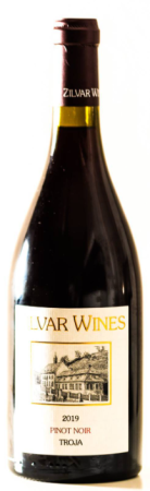 Fľaša vína Pinot Noir 2019, české zemské víno (suché)
