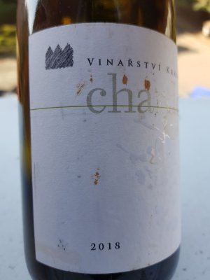 Fľaša vína Chardonnay/Pinot Blanc 2018, zemské víno (suché)