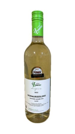 Fľaša vína Donauriesling 2023, moravské zemské víno (suché)