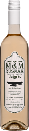 Fľaša vína Chardonnay 2023, moravské zemské víno (suché)