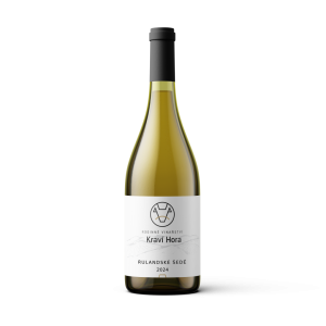 Fľaša vína Rulandské šedé 2024, moravské zemské víno (polosuché)