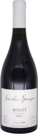 Fľaša vína Pinot noir (Roučí) 2021, moravské zemské víno (suché)