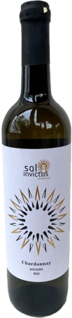 Fľaša vína Chardonnay 2023, moravské zemské víno (polosladké)