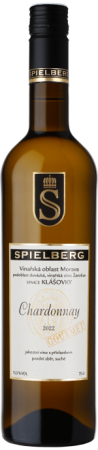 Fľaša vína Chardonnay 2022, pozdný sber (suché)