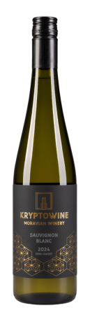 Fľaša vína Sauvignon blanc 2024, moravské zemské víno (polosladké)